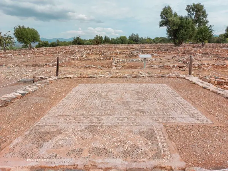 anticki olintos mozaik