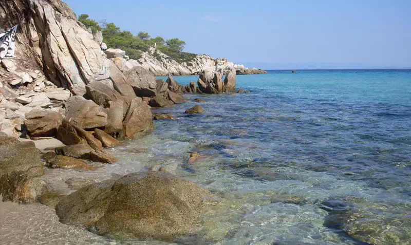Tirkizna rajska plaža Sitonije: Kavouroutrypes