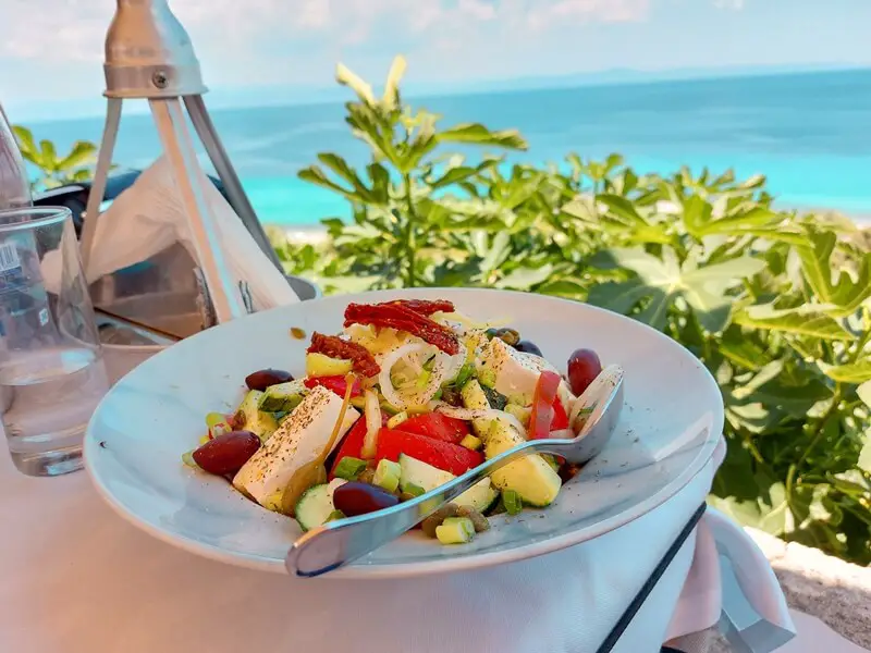 kasandra: afitos restoran oceanses grcka salata