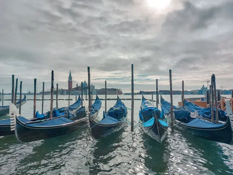 venecija: grand kanal gondole