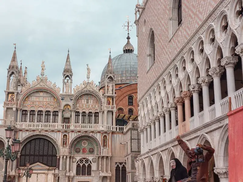 venecija: trg svetog marka bazilika