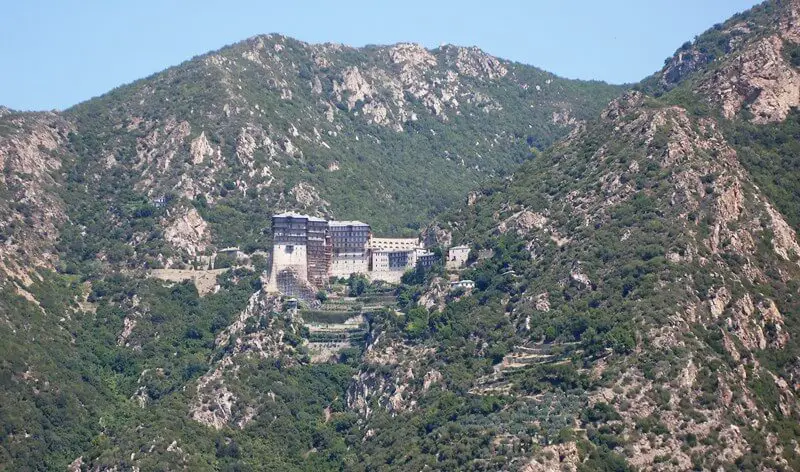 sveta gora: manastir simonopetra